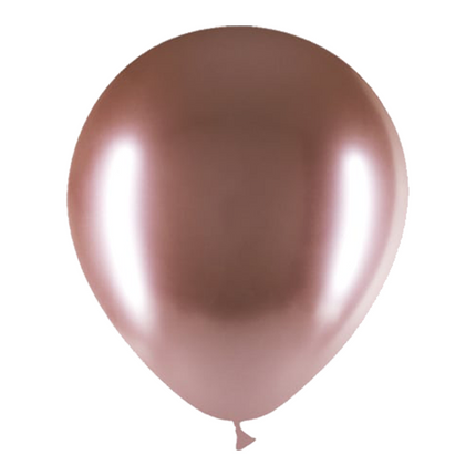 Rose Gold Ballonger Krom 30cm 10st
