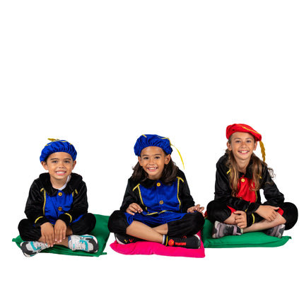 Piet-dräkt för barn, röd/svart