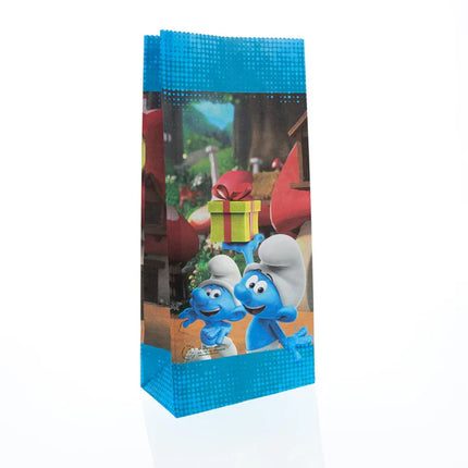 Smurfar-presentpåsar 23 cm, 10 st