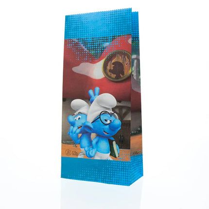 Smurfar-presentpåsar 23 cm, 10 st
