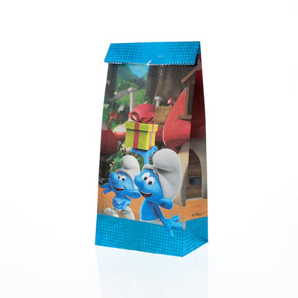 Smurfar-presentpåsar 23 cm, 10 st