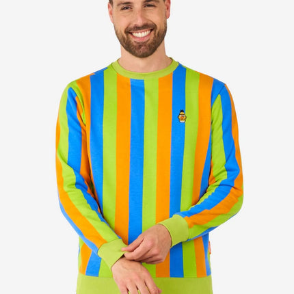 Sesamgatan Bert & Ernie-tröja för herrar, flerfärgad