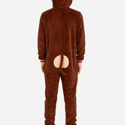 Ape-onesie, unisex, brun