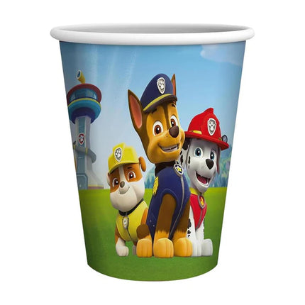 Paw Patrol-muggar, färgade, 250 ml, 8 st