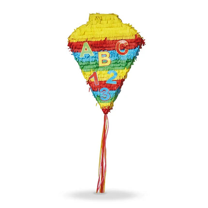 Färgglad piñata-skola