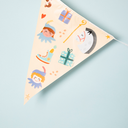 Flagglinje Välkommen Sint & Piet 6m