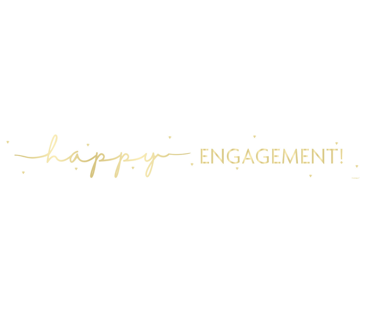 Happy Engagement Banner 2,74 m