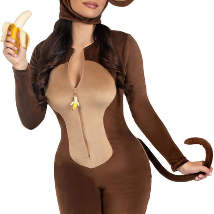 Aap Catsuit Dames Leg Avenue van Leg Avenue koop je bij Partywinkel