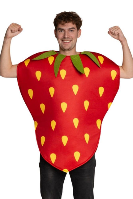 Aardbei Kostuum Rood van Partychimp koop je bij Partywinkel