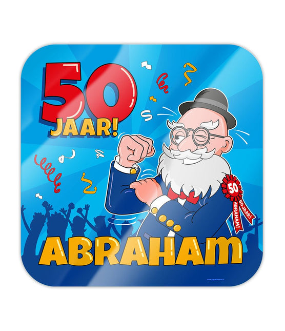 Abraham Deurbord Cartoon 50cm van Paper Dreams koop je bij Partywinkel