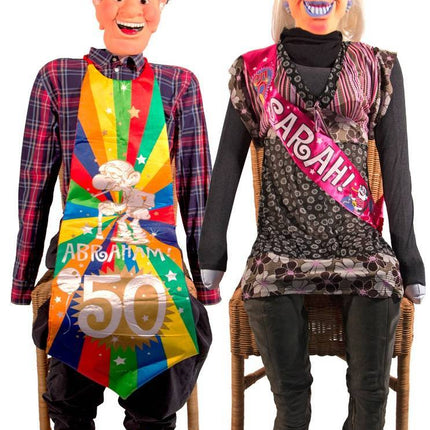 Abraham Pop / Sarah Pop Opblaasbaar 1,44m van Folat koop je bij Partywinkel