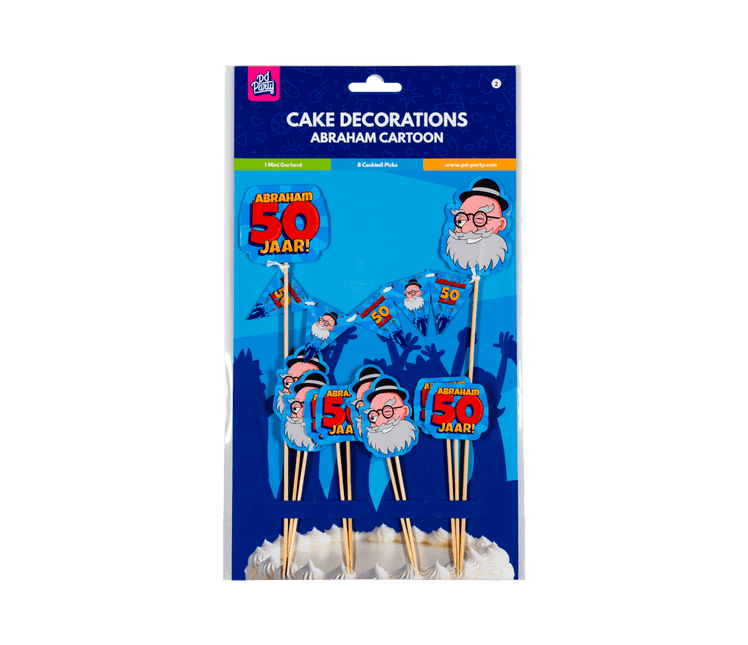 Abraham Taarttopper 30cm van Paper Dreams koop je bij Partywinkel