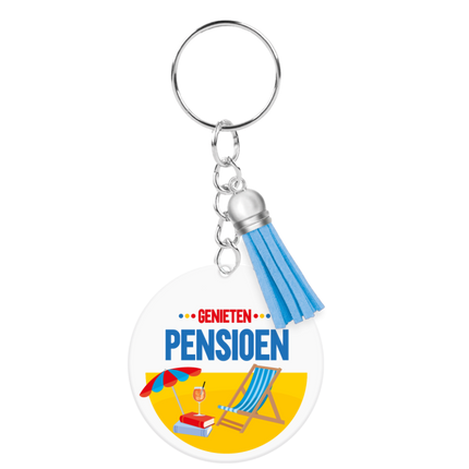 Nyckelring i akryl – Pension