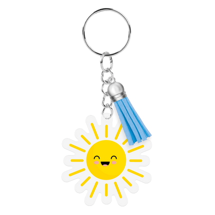 Nyckelring i akryl – Sol