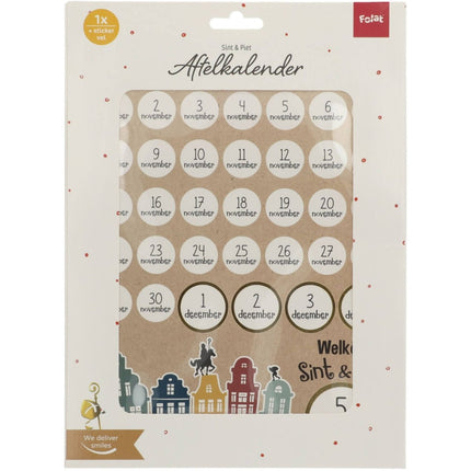 Aftelkalender Welkom Sint En Piet van Folat koop je bij Partywinkel