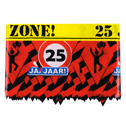 Afzetlint 25 Jaar 12m van Paper Dreams koop je bij Partywinkel