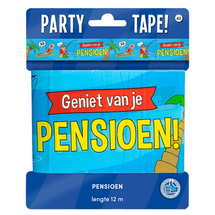 Afzetlint Pensioen 12m van Paper Dreams koop je bij Partywinkel