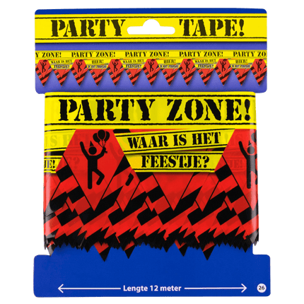 Afzetlint Waar is het Feestje 12m van Paper Dreams koop je bij Partywinkel