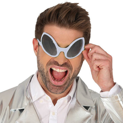 Alien Bril Zilver van Fiestas Guirca koop je bij Partywinkel