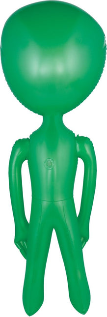 Alien Opblaas Groen 90cm van Fiestas Guirca koop je bij Partywinkel