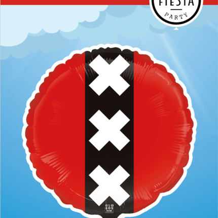 Amsterdam Helium Ballon Leeg 45cm van WeFiesta koop je bij Partywinkel