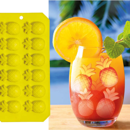 Ananas Ijsblokjesvorm 22cm van Fiestas Guirca koop je bij Partywinkel