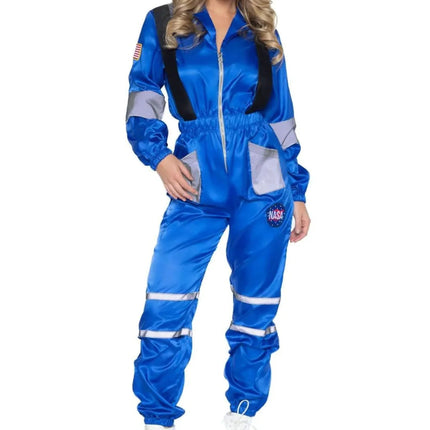 Astronaut Jumpsuit Blauw Dames Leg Avenue van Leg Avenue koop je bij Partywinkel