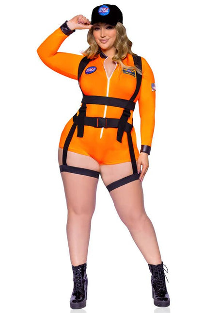 Astronauten Pak Nasa Dames Plus Size Leg Avenue van Leg Avenue koop je bij Partywinkel