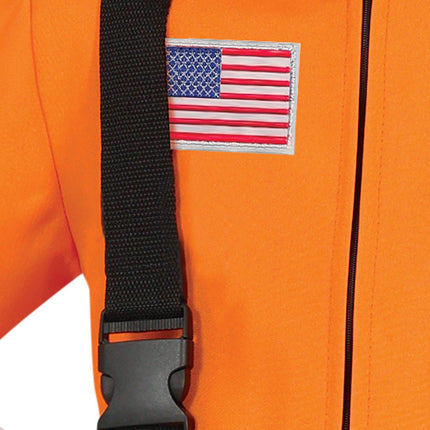 Astronauten Pak Oranje Kind van Fiestas Guirca koop je bij Partywinkel