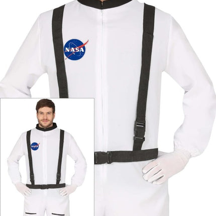 Astronauten Pak Wit Heren Nasa van Fiestas Guirca koop je bij Partywinkel