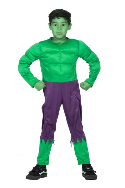 Avengers Kostuum Groen Jongen Monster van Wilbers & Wilbers koop je bij Partywinkel