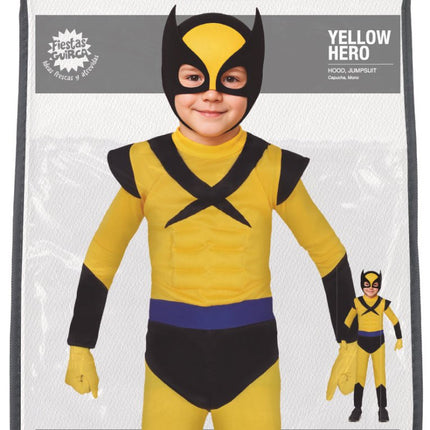 Avengers Kostuum Kind Yellow Hero van Fiestas Guirca koop je bij Partywinkel