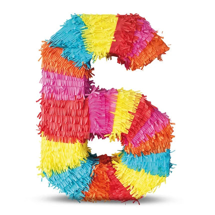 Siffra 6 Piñata 50 cm