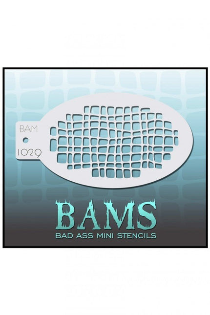Bad Ass Schmink Sjabloon 1029 van Bad Ass Stencils koop je bij Partywinkel