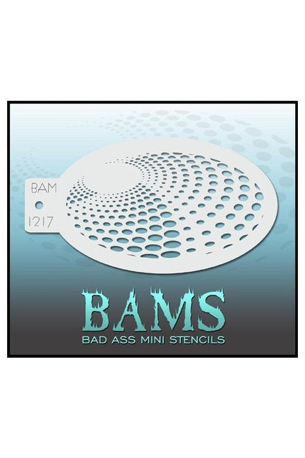 Bad Ass Schmink Sjabloon 1217 van Bad Ass Stencils koop je bij Partywinkel