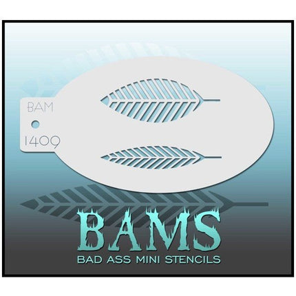 Bad Ass Schmink Sjabloon 1409 van Bad Ass Stencils koop je bij Partywinkel