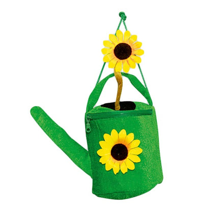 Zonnebloem Gieter Schoudertas Groen 34cm