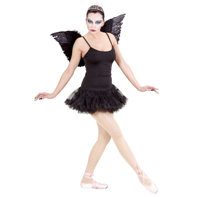 Ballerina Jurk Zwart van Widmann koop je bij Partywinkel