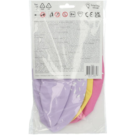 Ballonnen Best Day Ever Roze 80cm 3st van Folat koop je bij Partywinkel