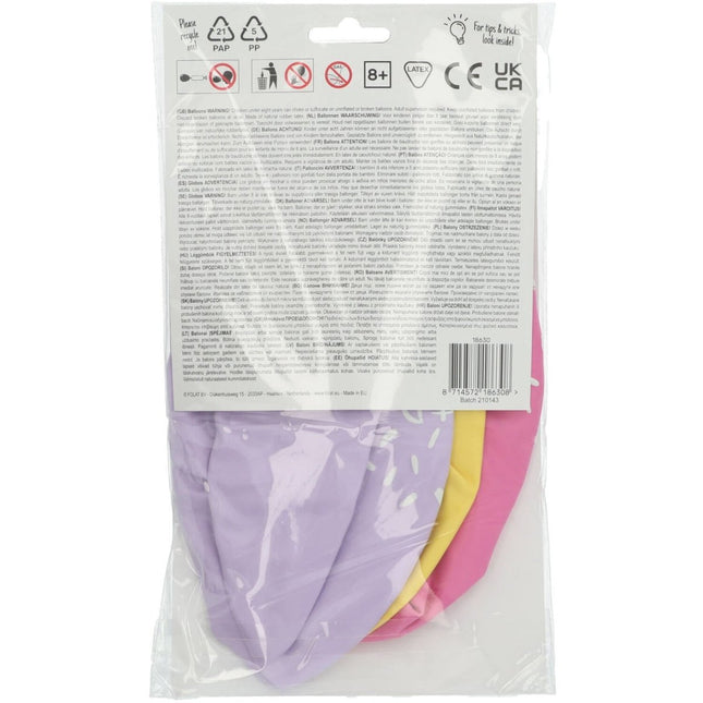 Ballonnen Best Day Ever Roze 80cm 3st van Folat koop je bij Partywinkel