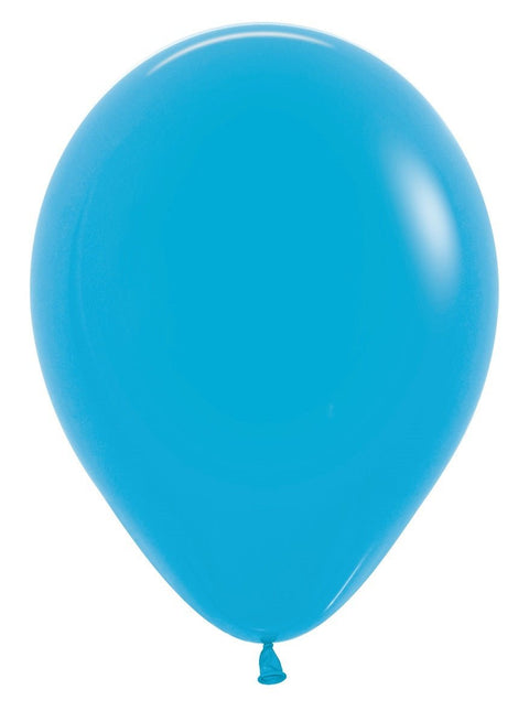 Ballonnen Blue 30cm 12st van Sempertex koop je bij Partywinkel