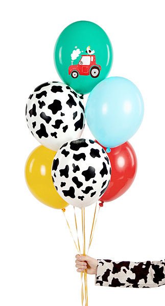 Ballonnen Boerderij Mix 30cm 6st van Partydeco koop je bij Partywinkel