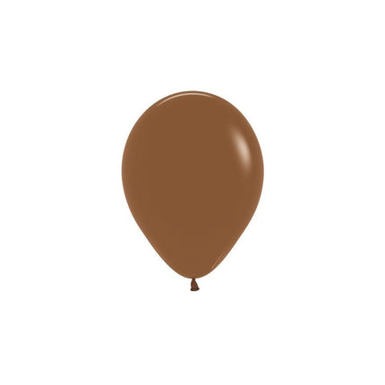 Ballonnen Coffee 12cm 50st van Sempertex koop je bij Partywinkel