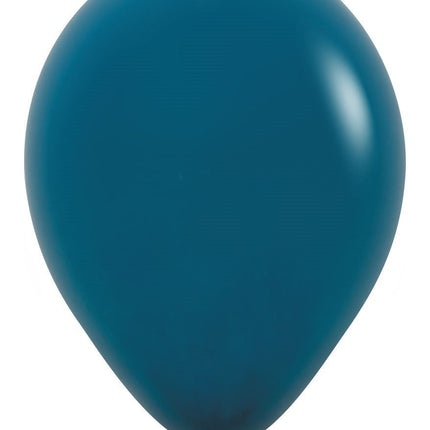 Ballonnen Deep Teal 30cm 50st van Sempertex koop je bij Partywinkel
