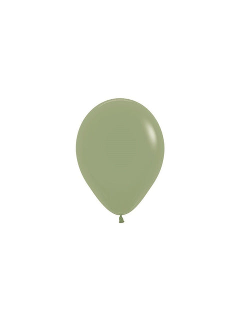 Ballonnen Eucalyptus 12cm 50st van Sempertex koop je bij Partywinkel