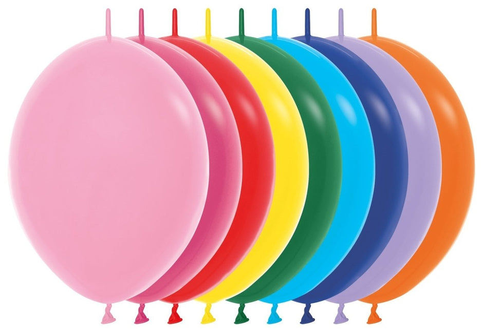 Ballonnen Fashion Mix 30cm 50st van Sempertex koop je bij Partywinkel