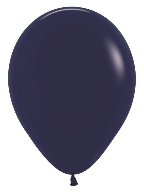 Ballonnen Navy Blue 30cm 50st van Sempertex koop je bij Partywinkel