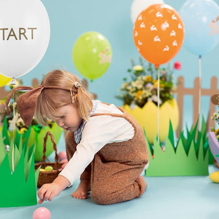 Ballonnen Paaseierentocht 30cm 7st van Partydeco koop je bij Partywinkel
