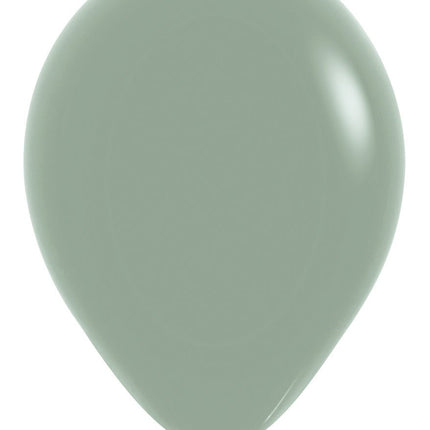 Ballonnen Pastel Dusk Laurel Green 30cm 50st van Sempertex koop je bij Partywinkel