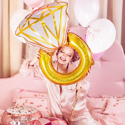 Ballonnen Set She Said Yes 6st van Partydeco koop je bij Partywinkel